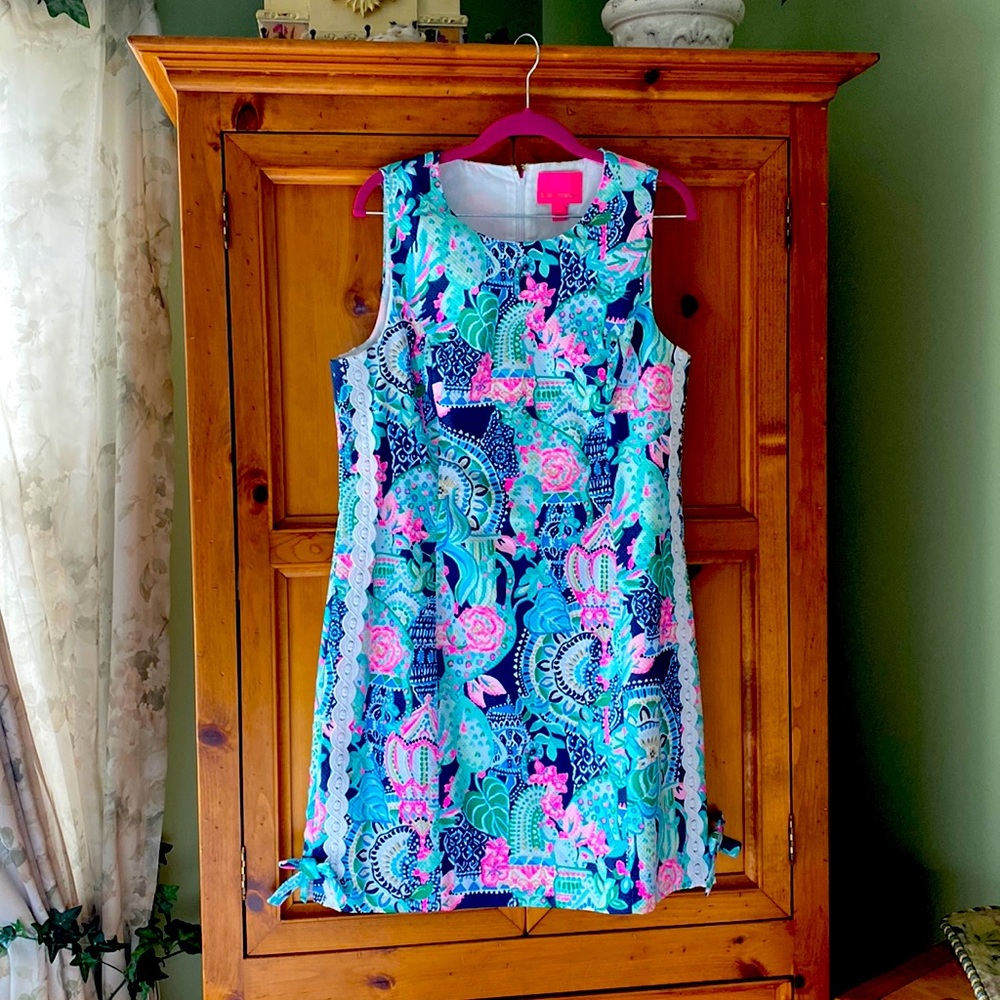 Lilly Pulitzer Mila Stretch Shift Dress - size 14